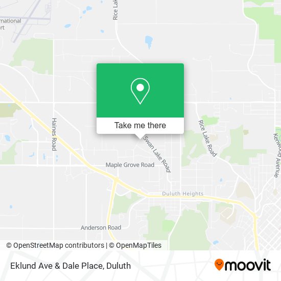 Mapa de Eklund Ave & Dale Place