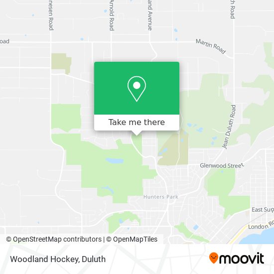 Mapa de Woodland Hockey
