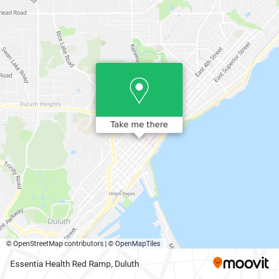 Mapa de Essentia Health Red Ramp