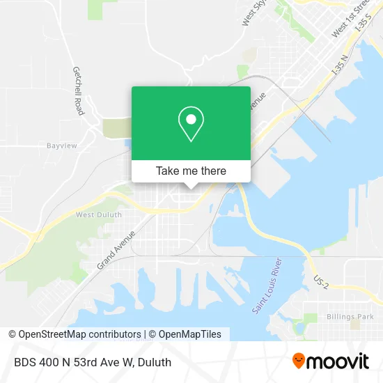 Mapa de BDS 400 N 53rd Ave W