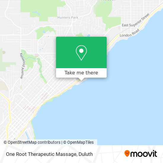 One Root Therapeutic Massage map