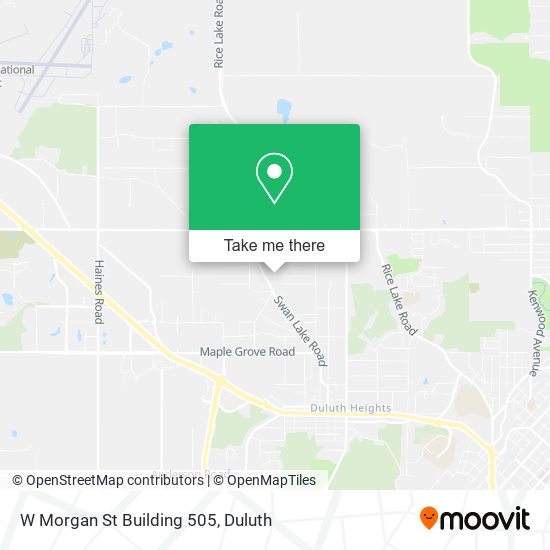 Mapa de W Morgan St Building 505