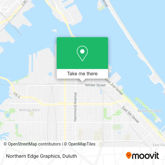 Northern Edge Graphics map