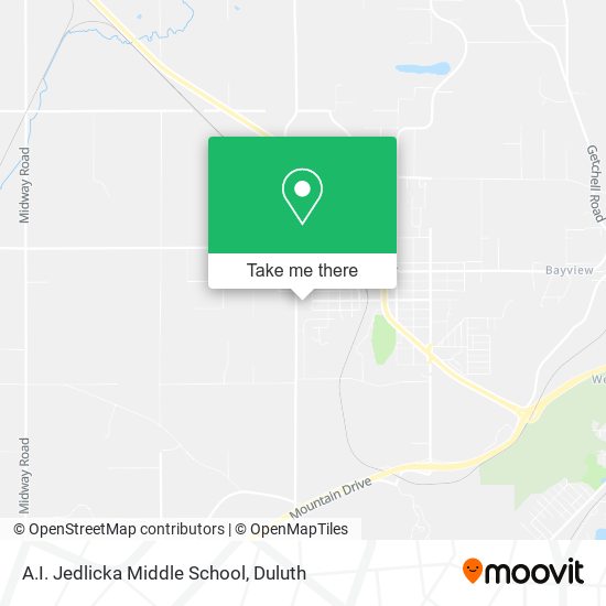 A.I. Jedlicka Middle School map