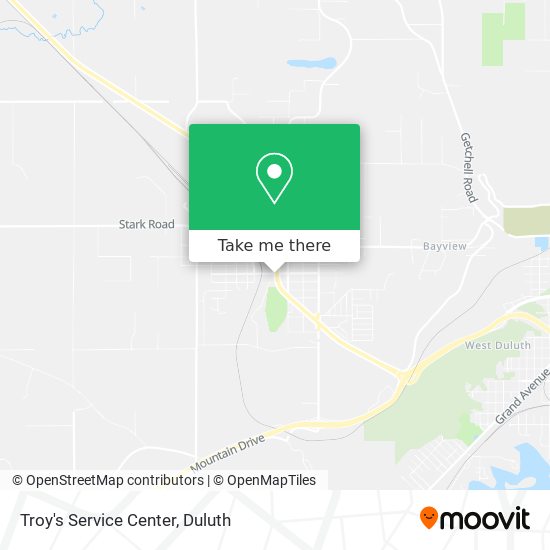 Troy's Service Center map