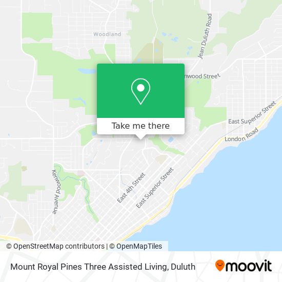 Mapa de Mount Royal Pines Three Assisted Living