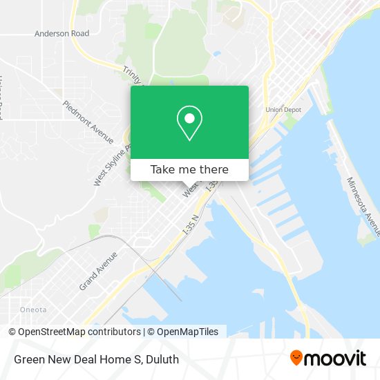 Mapa de Green New Deal Home S