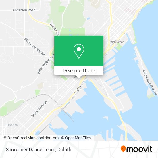 Shoreliner Dance Team map