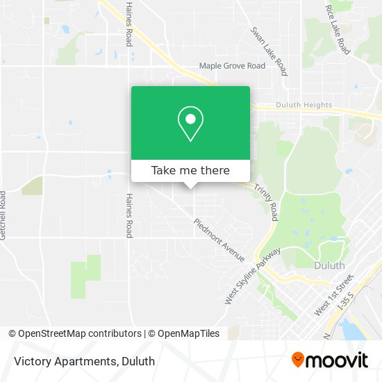 Victory Apartments map