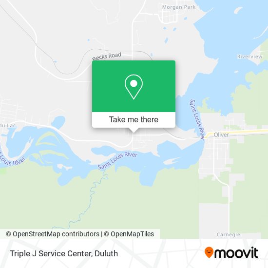 Mapa de Triple J Service Center