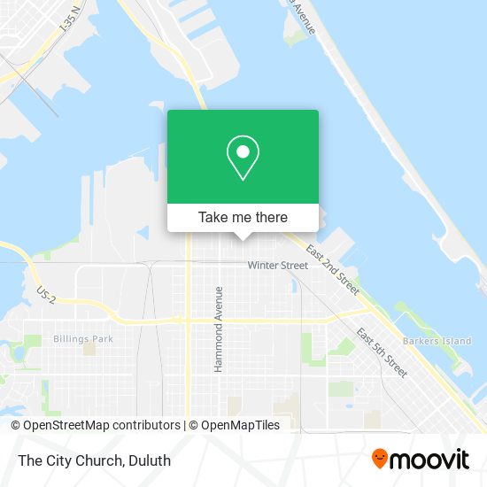 The City Church map