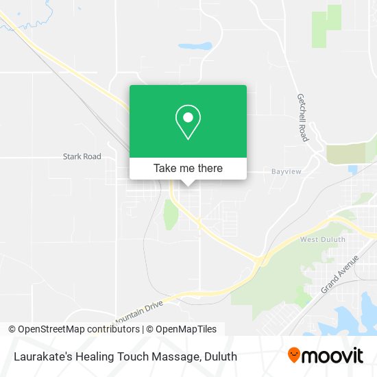 Laurakate's Healing Touch Massage map