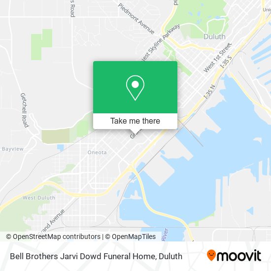 Mapa de Bell Brothers Jarvi Dowd Funeral Home