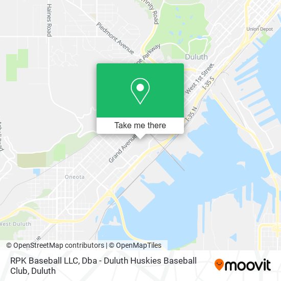 Mapa de RPK Baseball LLC, Dba - Duluth Huskies Baseball Club