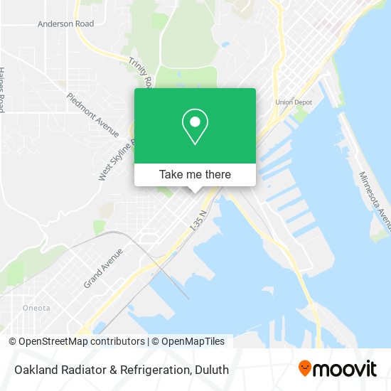 Mapa de Oakland Radiator & Refrigeration