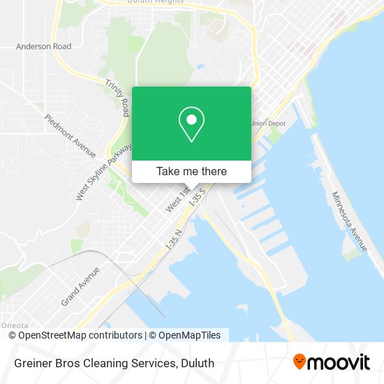 Greiner Bros Cleaning Services map