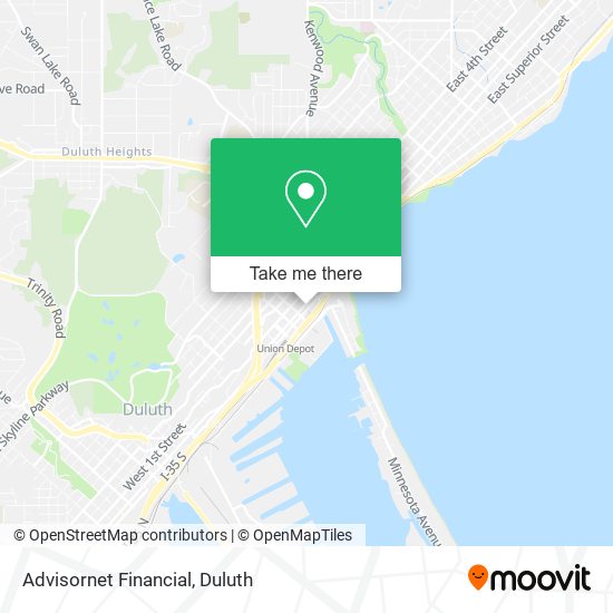 Mapa de Advisornet Financial
