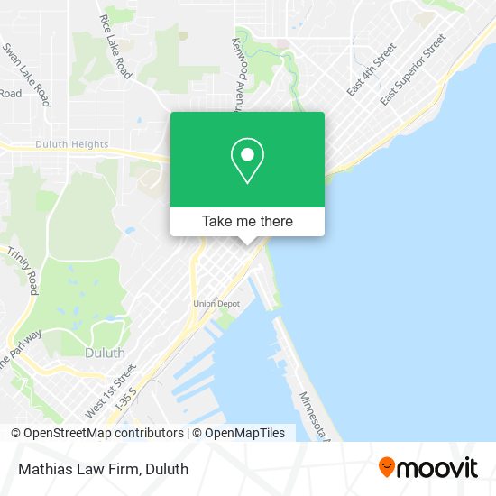 Mathias Law Firm map