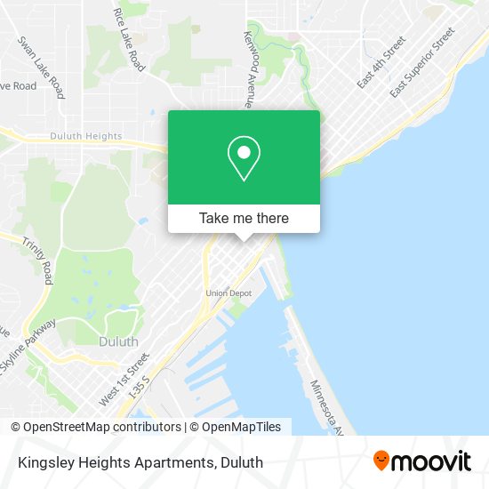 Kingsley Heights Apartments map
