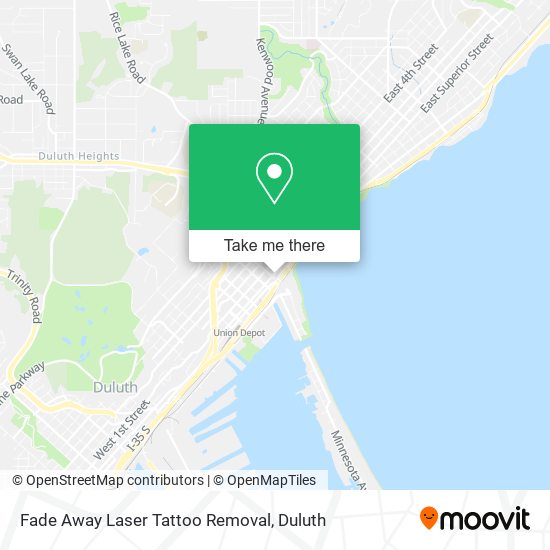 Fade Away Laser Tattoo Removal map