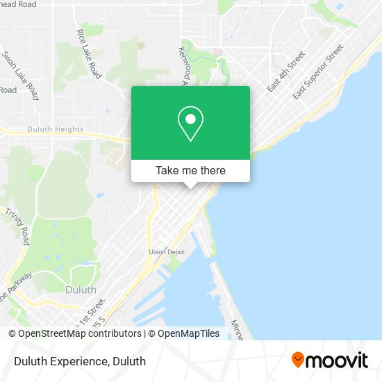 Duluth Experience map