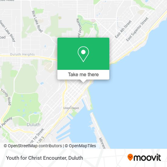 Youth for Christ Encounter map