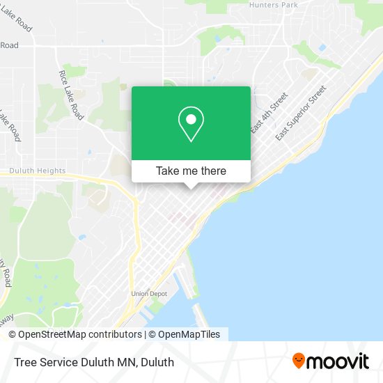 Mapa de Tree Service Duluth MN