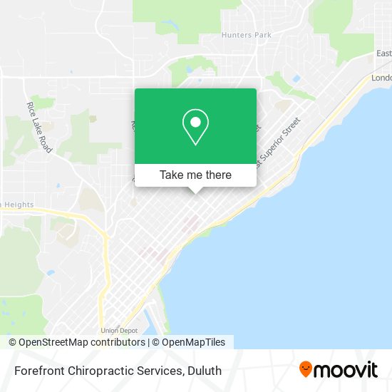 Forefront Chiropractic Services map