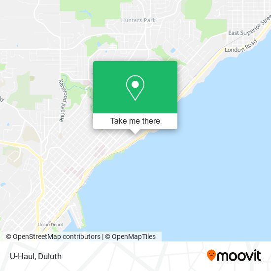 U-Haul map