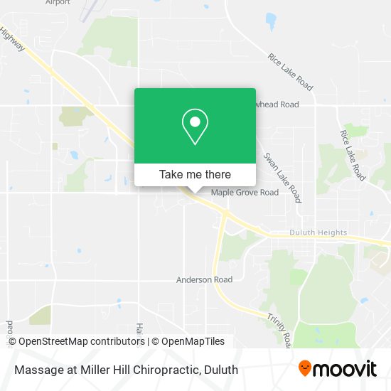 Mapa de Massage at Miller Hill Chiropractic