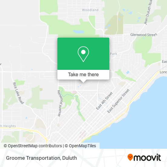 Groome Transportation map