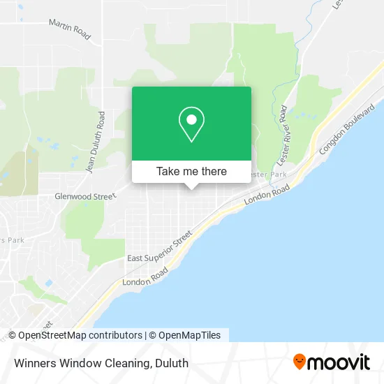 Winners Window Cleaning map