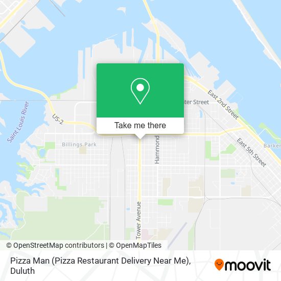 Pizza Man (Pizza Restaurant Delivery Near Me) map