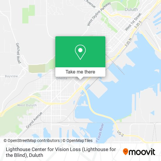 Lighthouse Center for Vision Loss (Lighthouse for the Blind) map