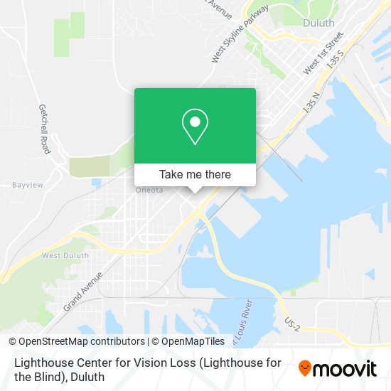 Mapa de Lighthouse Center for Vision Loss (Lighthouse for the Blind)