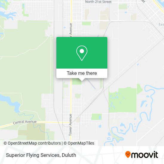 Superior Flying Services map