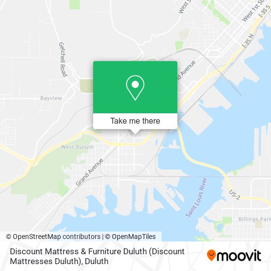 Discount Mattress & Furniture Duluth (Discount Mattresses Duluth) map