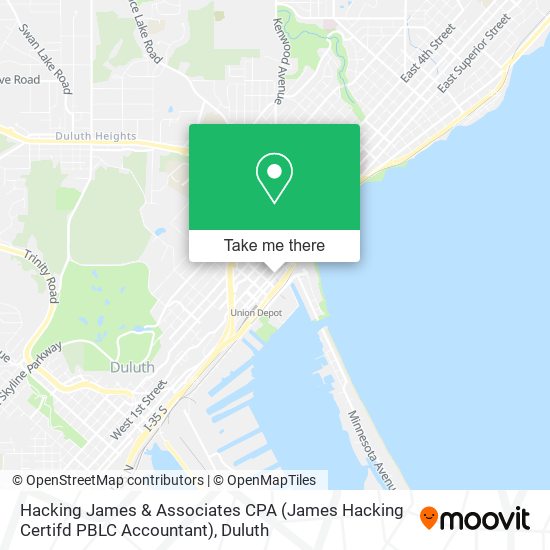 Hacking James & Associates CPA (James Hacking Certifd PBLC Accountant) map