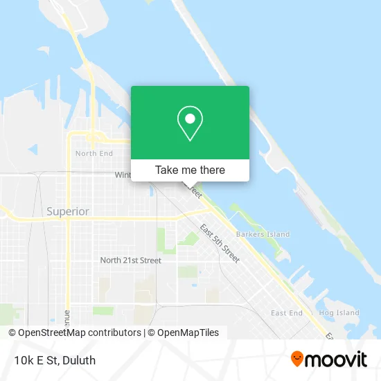 10k E St map