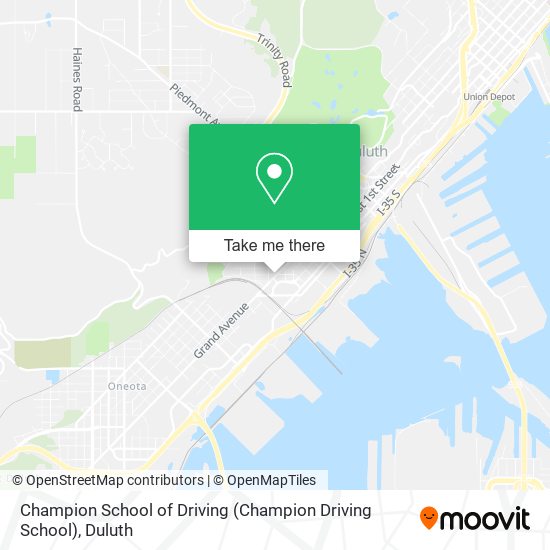 Champion School of Driving map