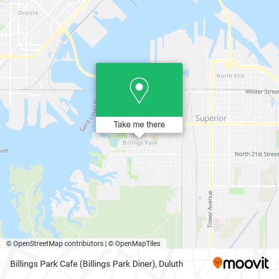 Billings Park Cafe (Billings Park Diner) map
