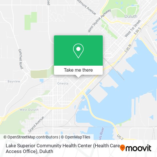 Mapa de Lake Superior Community Health Center (Health Care Access Office)