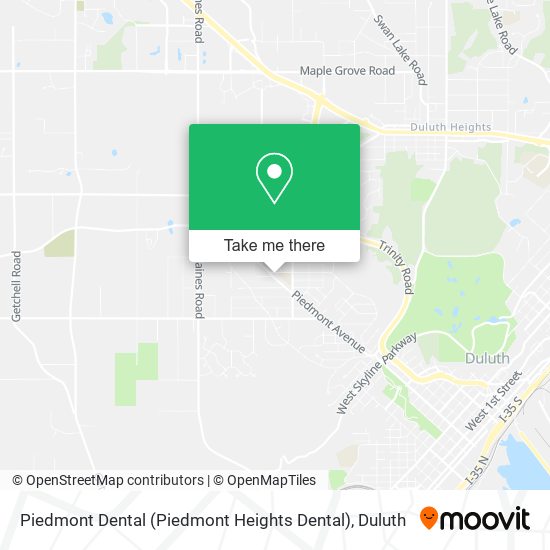 Mapa de Piedmont Dental (Piedmont Heights Dental)