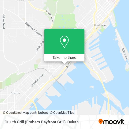 Duluth Grill (Embers Bayfront Grill) map