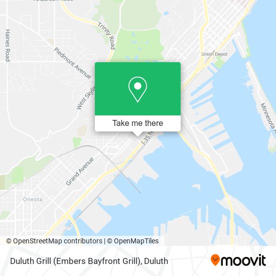 Mapa de Duluth Grill (Embers Bayfront Grill)