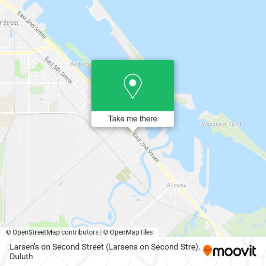 Larsen's on Second Street (Larsens on Second Stre) map