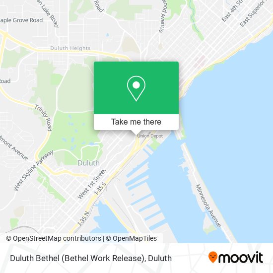 Mapa de Duluth Bethel (Bethel Work Release)