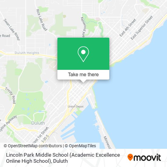 Lincoln Park Middle School (Academic Excellence Online High School) map