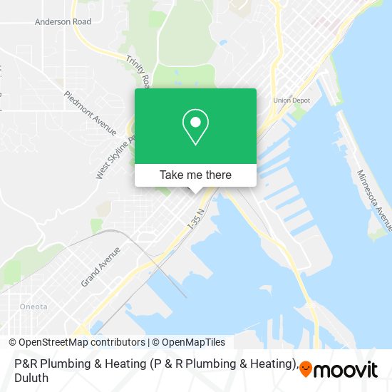 P&R Plumbing & Heating map