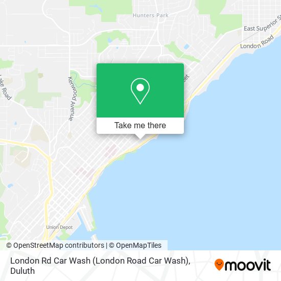 London Rd Car Wash map